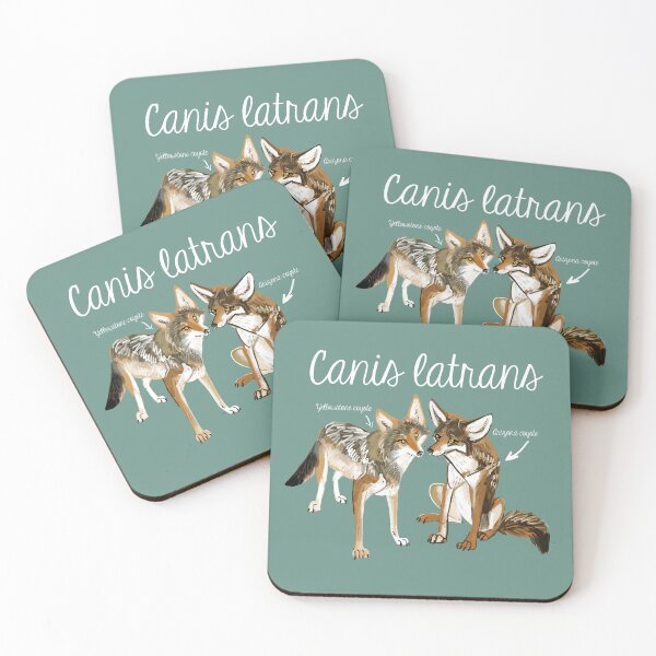 Item preview, Coyotes in love designed and sold by belettelepink.