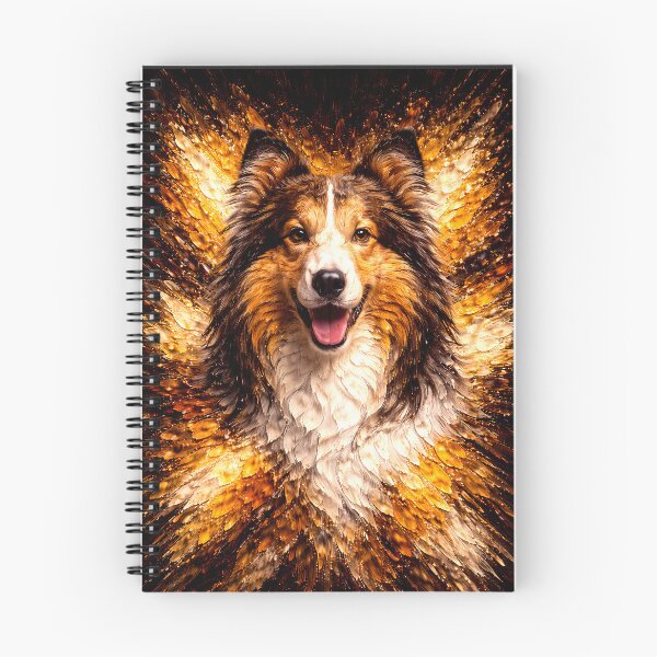 Item preview, Sheltie Color Explosion Dog Art designed and sold by Vista Atelier.