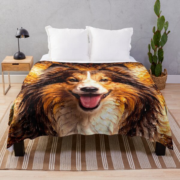 Item preview, Sheltie Color Explosion Dog Art designed and sold by Vista Atelier.