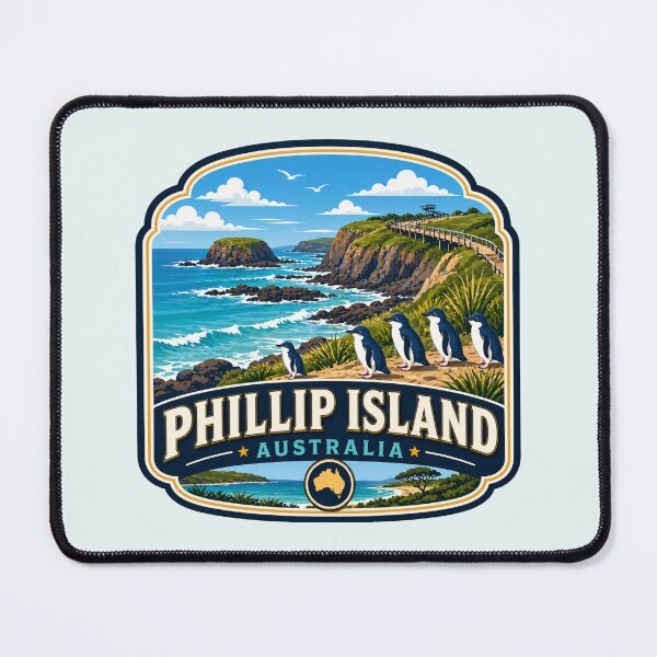 Item preview, Phillip Island, Australia - Penguins Coastal Cliffs designed and sold by Myra365Art.