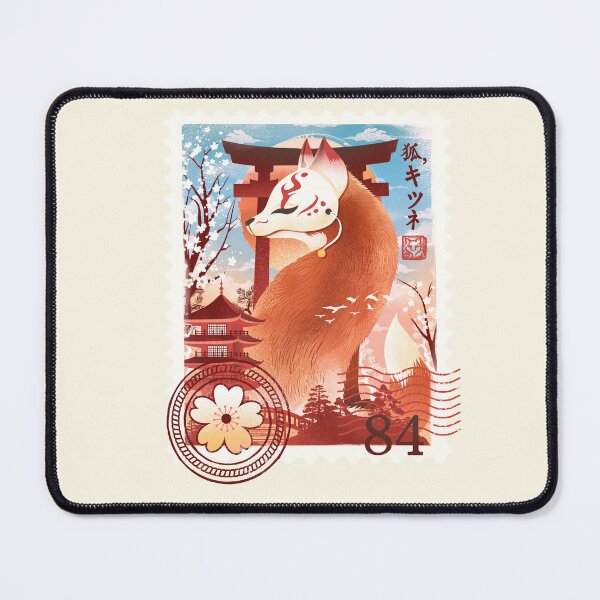 Item preview, Kitsune Mail Stamp designed and sold by Dan Elijah Fajardo.