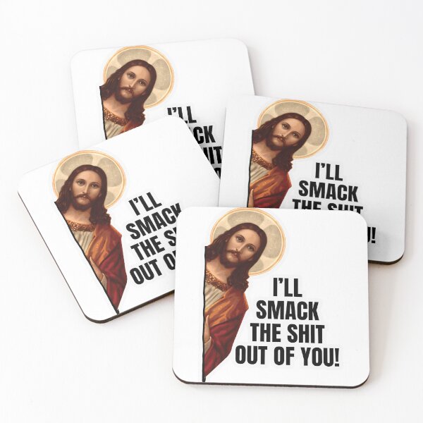 Artikelvorschau, Jesus Christus, ich hab's gesehen! Gott, Humor, hau dir die Scheiße aus dem Leib, du gewalttätiger Herr und Erlöser! entworfen und verkauft von Space Ghettos.