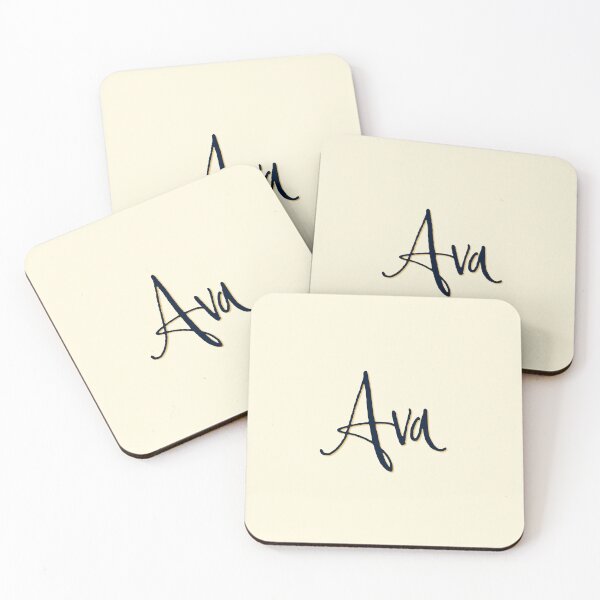 Item preview, AVA personalized type design designed and sold by CharlottePlaceArt.