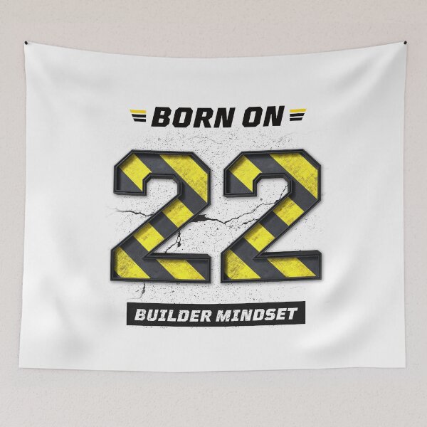 Item preview, 22nd Birthday Shirt – Builder Mindset, Born in 22, Entrepreneur Hustle Streetwear Design designed and sold by amareshdas008.
