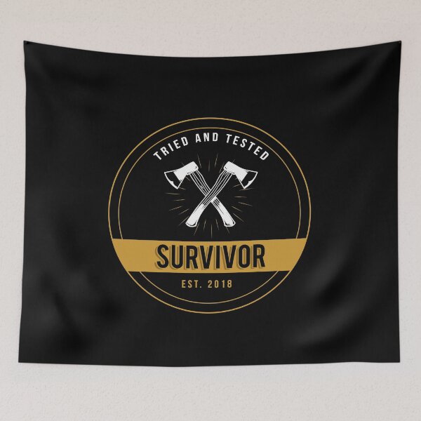 Item preview, Survivor Logo designed and sold by BlueRockDesigns.