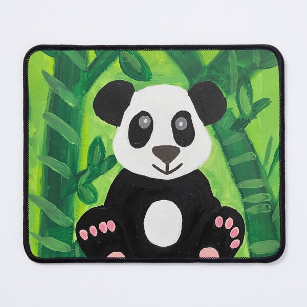 Item preview, Cute Panda Sitting In Lush Bamboo Forest designed and sold by Vermanartist.