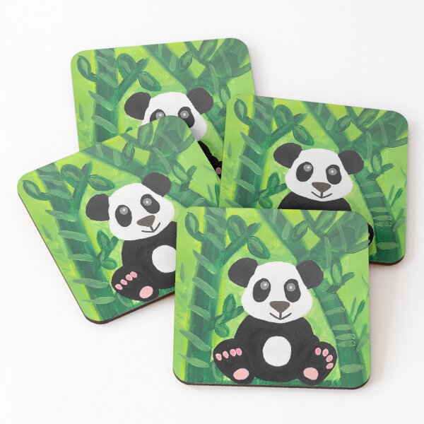 Item preview, Cute Panda Sitting In Lush Bamboo Forest designed and sold by Vermanartist.