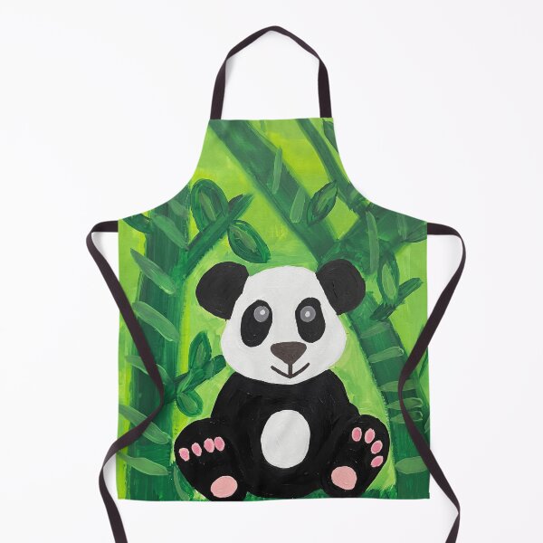 Item preview, Cute Panda Sitting In Lush Bamboo Forest designed and sold by Vermanartist.