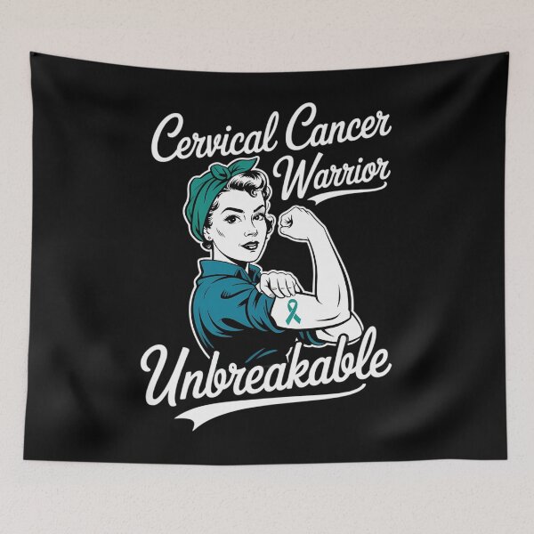 Item preview, Cervical Cancer Warrior Cervical Cancer Survivor designed and sold by Moon-Ape.