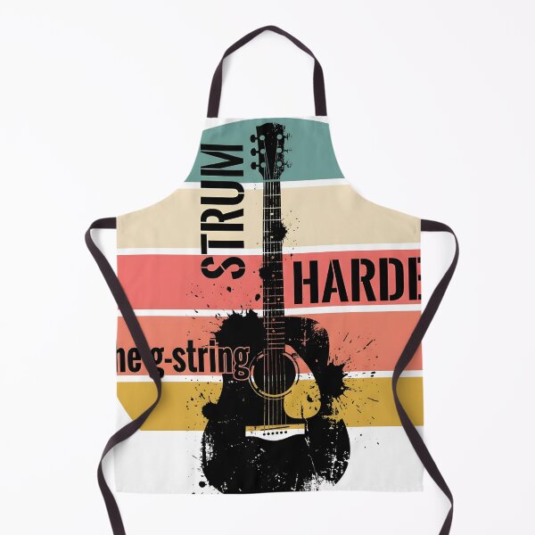 Item preview, Strum Harder The G-String - Funny Retro Sunset Guitarist Pun designed and sold by P2P-paotopao.