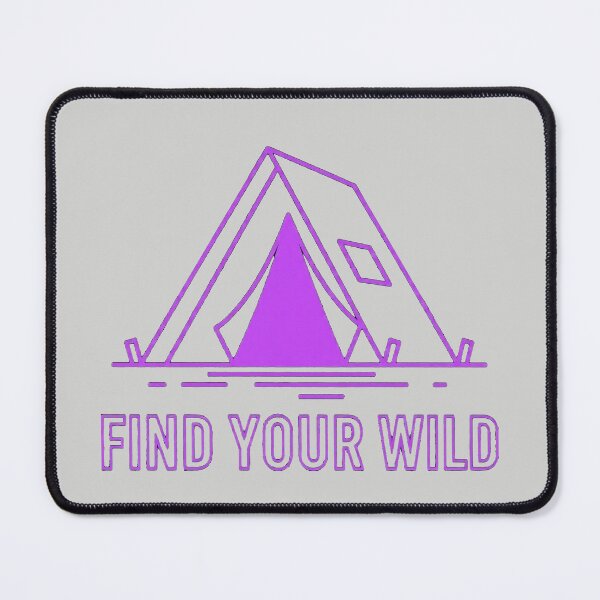 Item preview, Minimalist Camping Tent Adventure Quote Art designed and sold by PixelQ.