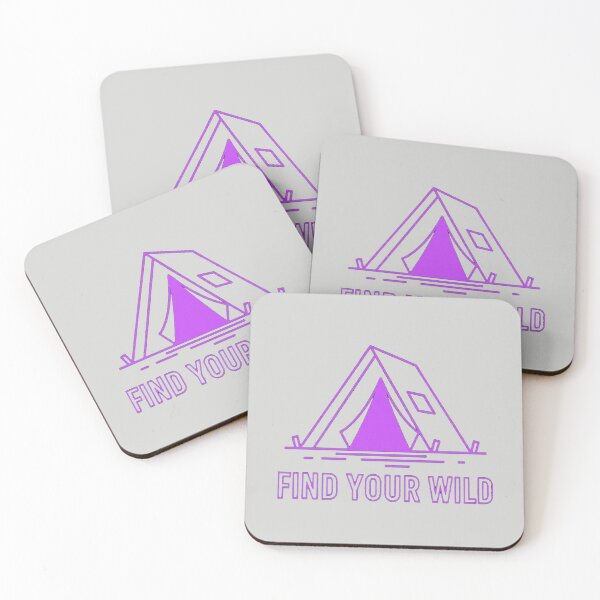 Item preview, Minimalist Camping Tent Adventure Quote Art designed and sold by PixelQ.