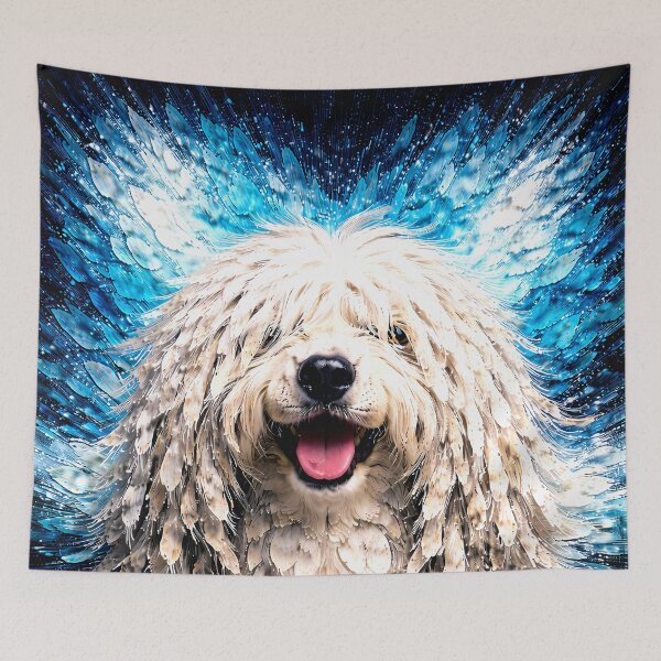Item preview, Puli Color Explosion Dog Art designed and sold by Vista Atelier.