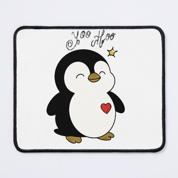 Item preview, Cute Yoo Hoo Penguin Digital Illustration designed and sold by Senorona.