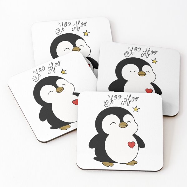 Item preview, Cute Yoo Hoo Penguin Digital Illustration designed and sold by Senorona.