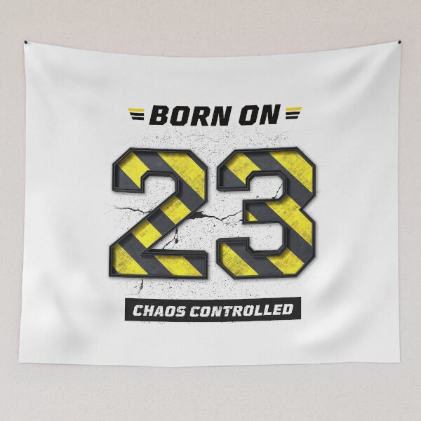 Item preview, 23rd Birthday Shirt – Chaos Controlled, Born in 23, Controlled Mindset Grunge Streetwear Design designed and sold by amareshdas008.