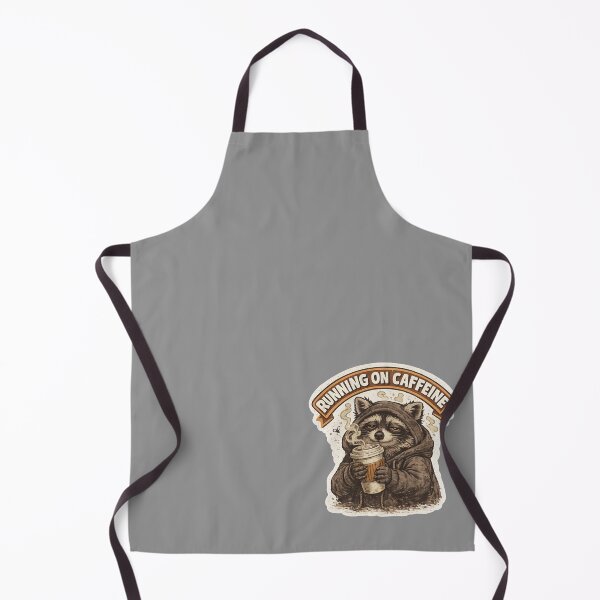 Item preview, Running On Caffeine Raccoon Sticker | Funny Tired Meme | Cute Sleepy Animal designed and sold by K-Vibe Design Studio.