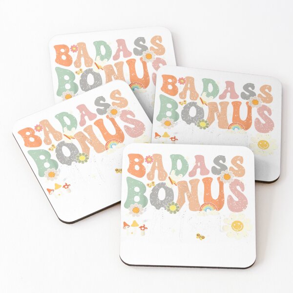 Item preview, Badass Bonus Mom Funny Step Mom Mother's Day T-Shirt designed and sold by gidget-gadget.