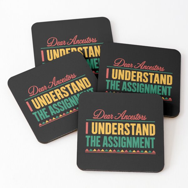 Item preview, Dear Ancestors I Understand The Assignment Black History designed and sold by Moon-Ape.