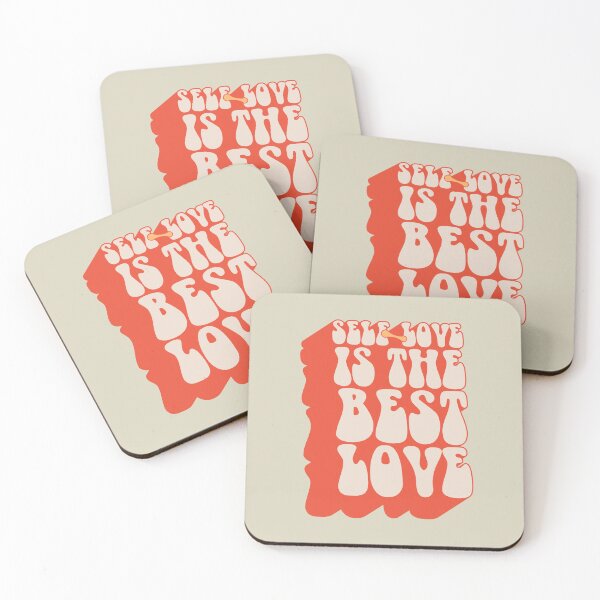 Item preview, Self Love Is The Best Love Motivational Aesthetic Quote designed and sold by JavaGraph.