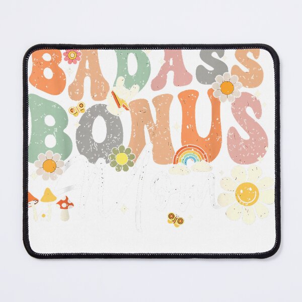 Item preview, Badass Bonus Mom Funny Step Mom Mother's Day T-Shirt designed and sold by gidget-gadget.