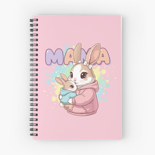 Item preview, Cute Mama Rabbit Hugging Baby Bunny Illustration designed and sold by Ahmed-khafagy.