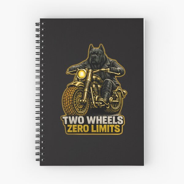 Item preview, Cane Corso Biker Two Wheels Zero Limits – Motorcycle Dog Print Design designed and sold by PixelsPaws.