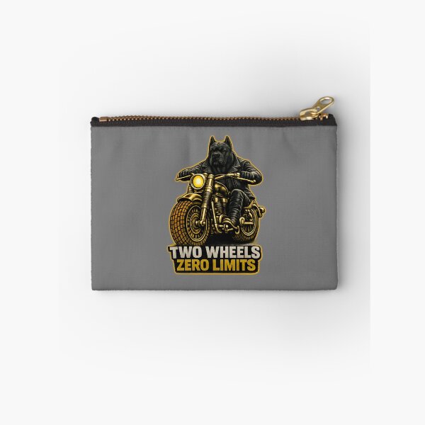 Item preview, Cane Corso Biker Two Wheels Zero Limits – Motorcycle Dog Print Design designed and sold by PixelsPaws.
