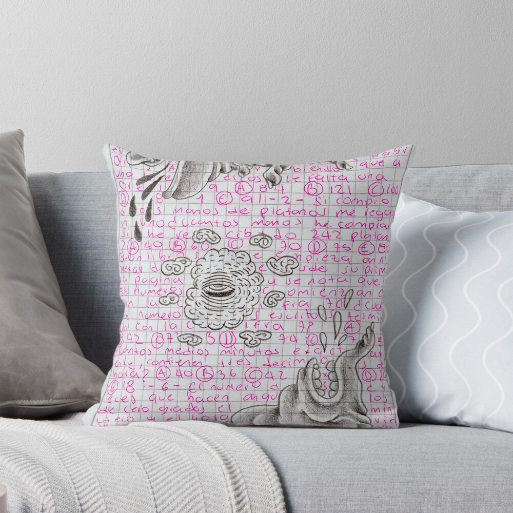 Item preview, Throw Pillow designed and sold by cass-vale-lab.