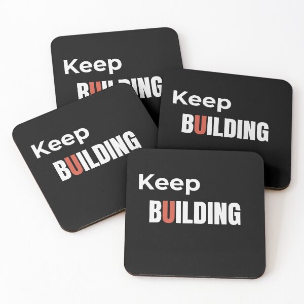 Item preview, Keep Building T-Shirt | Growth Mindset Motivation Design designed and sold by Pure Focus.