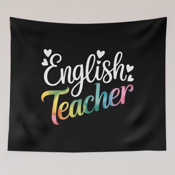 Item preview, English Teacher Cute Floral Teacher's Day designed and sold by Moon-Ape.