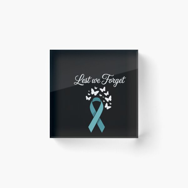 Item preview, Cervical Cancer White Ribbon Awareness Butterfly Remembrance designed and sold by Moon-Ape.