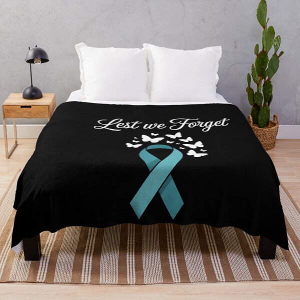 Item preview, Cervical Cancer White Ribbon Awareness Butterfly Remembrance designed and sold by Moon-Ape.