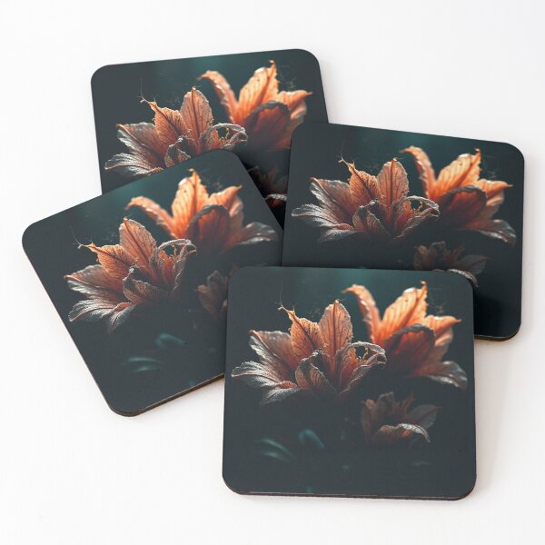 Item preview, Fading Grace | Dark Moody Withered Lily Art Print designed and sold by WitchyBotanicaArt.