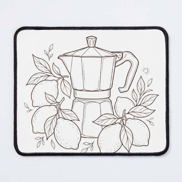 Item preview, Vintage Italian Coffee Maker with Lemons designed and sold by DHT517-store.