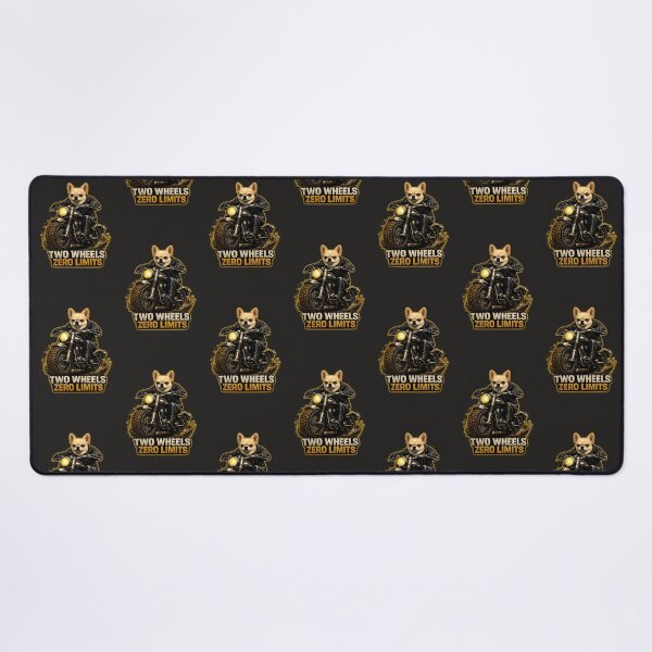Item preview, Chihuahua Biker Two Wheels Zero Limits – Motorcycle Dog Print Design designed and sold by PixelsPaws.