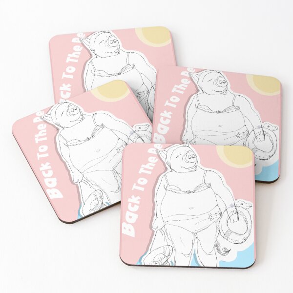 Item preview, Pig Babe - Back To The Beach (drawing by ACCI)  designed and sold by VanyssaGraphics.