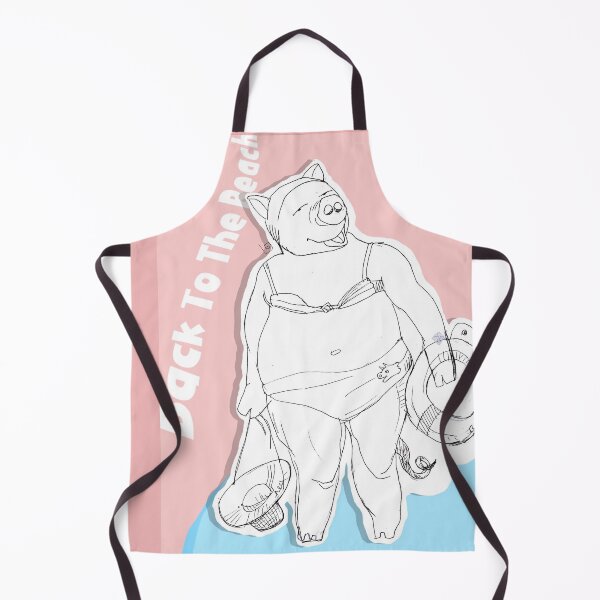 Item preview, Pig Babe - Back To The Beach (drawing by ACCI) designed and sold by VanyssaGraphics.