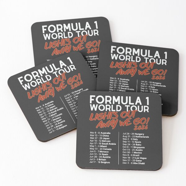 Item preview, F1 2026 Race Calendar Poster designed and sold by BronArtworks.