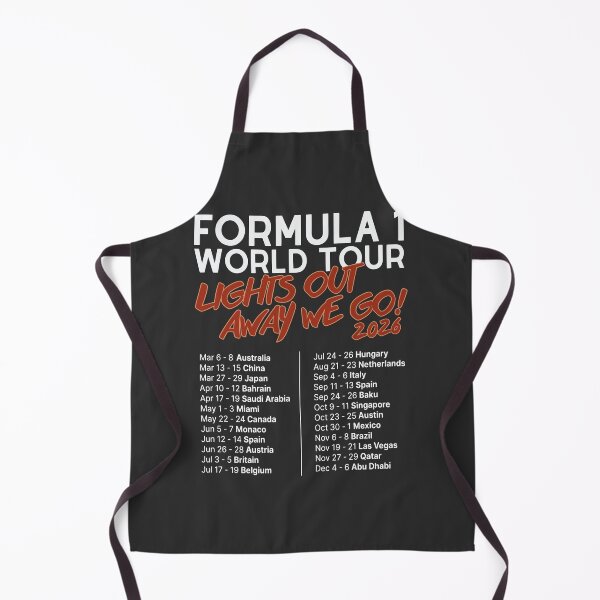 Item preview, F1 2026 Race Calendar Poster designed and sold by BronArtworks.