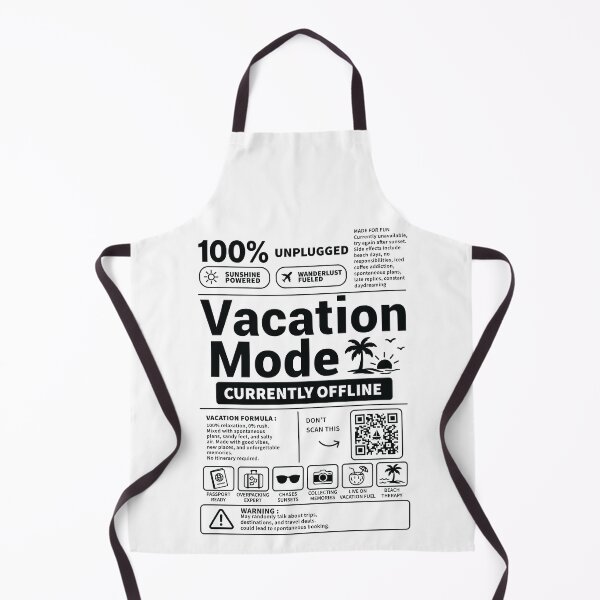 Item preview, Vacation Mode Activated | Funny Travel Aesthetic | 100% Unplugged Summer Vibes | Wanderlust Beach Life designed and sold by station-one.