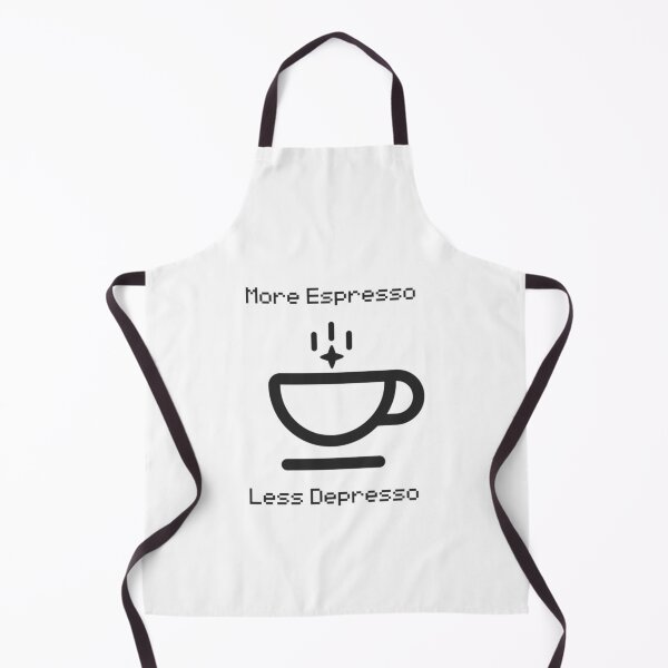 Item preview, More Espresso Less Depresso Coffee Humor designed and sold by CaohaoYue.