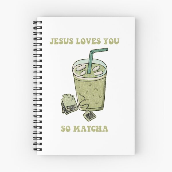 Item preview, Jesus Loves You So Matcha Funny Drink Food designed and sold by dal-koz-ar.