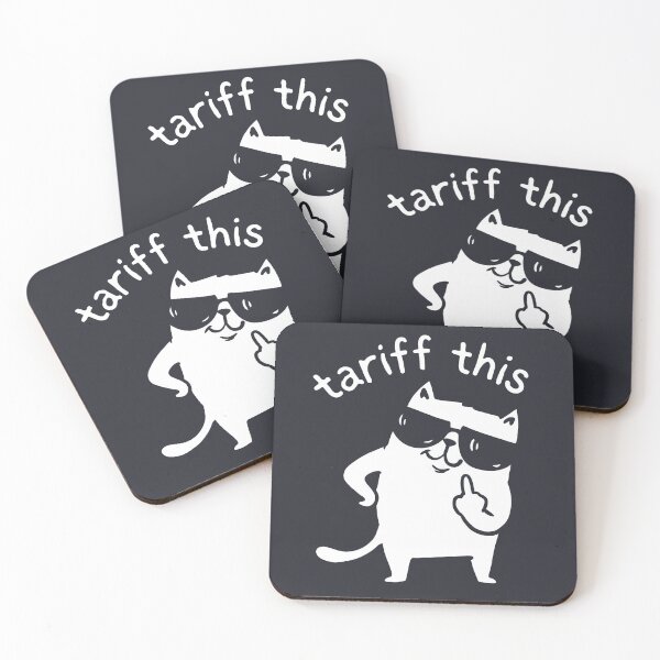 Item preview, Tariff This Funny Anti Trump Trade War Cat designed and sold by HowToCanadian.