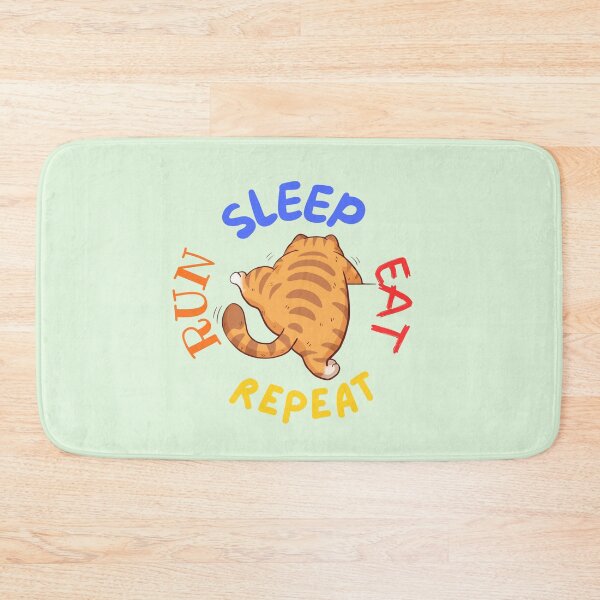 Item preview, Run Sleep Eat Repeat designed and sold by BhadzCheetah.
