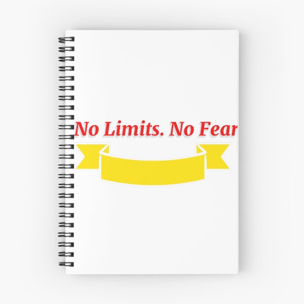 Item preview, No Limits No Fear – Bold Motivational T-Shirt designed and sold by E_Rise.