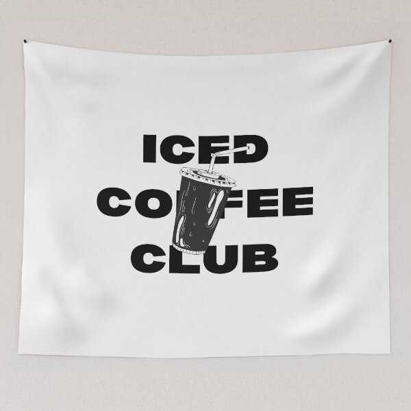 Item preview, iced coffee club designed and sold by ammecreates553.