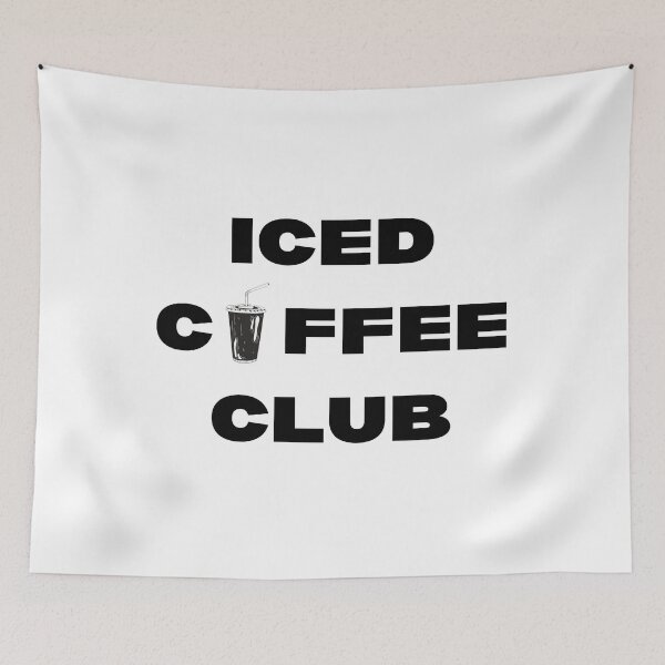 Item preview, iced coffee club designed and sold by ammecreates553.