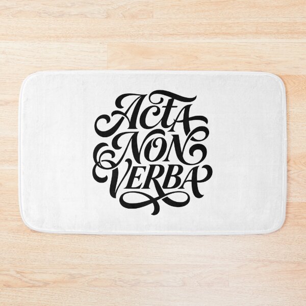 Item preview, Acta Non Verba Latin Quote Actions Not Words designed and sold by AntiqueImages.