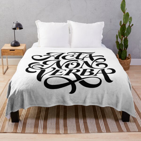 Item preview, Acta Non Verba Latin Quote Actions Not Words designed and sold by AntiqueImages.